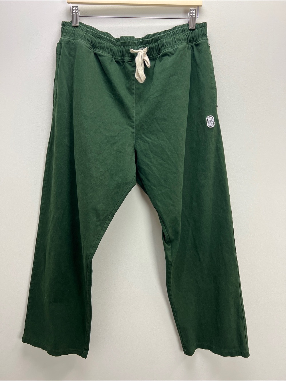Standard Issue Slacker Pant Green Pull On Drawstring Mens XL Lounge Comfort